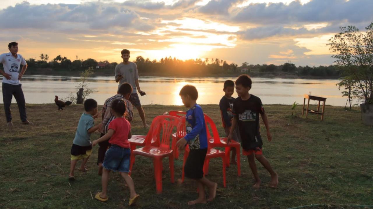 Vera Sunset Homestay Local Experience With Lao Family Muang Không Eksteriør bilde